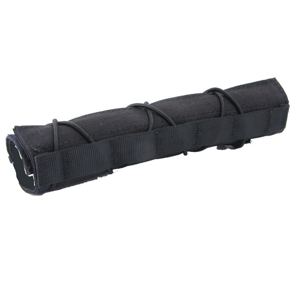 

Nylon 8.66" 22cm Suppressor Mirage Heat Cover Shield Sleeve Muffler Shooting Tactical Hunting Accessories, Bk
