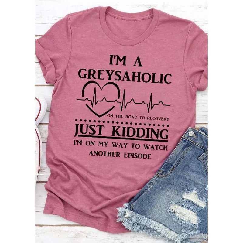 

Girly women is fashion word 3D printing short slim T-shirt summer casual round neck short top short sleeve T-shirt, White