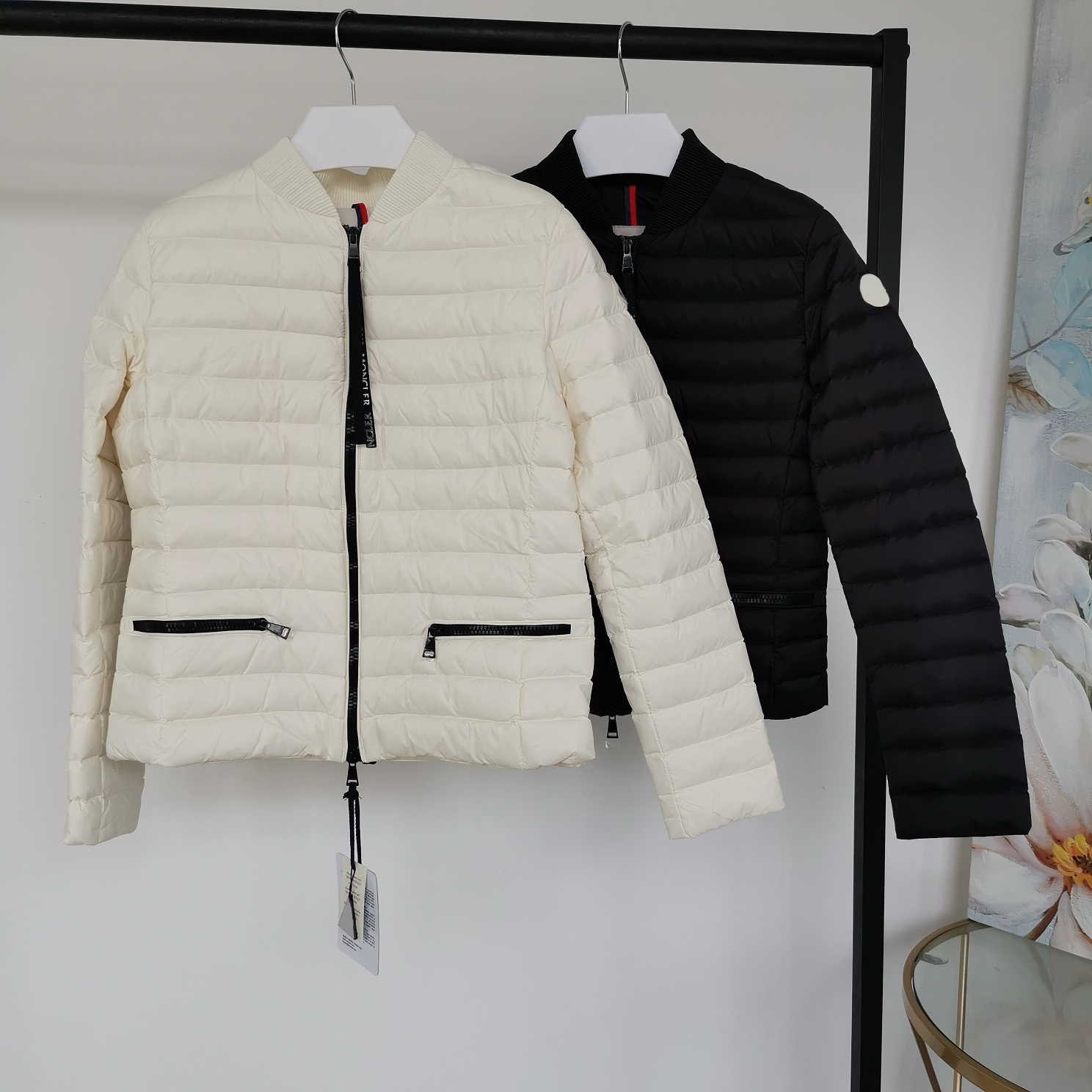 

maya designer mens down jacket Embroidered badge womens 70th Anniversary winter jackets French brand puffer jackets, Supplement (not shipped separately)