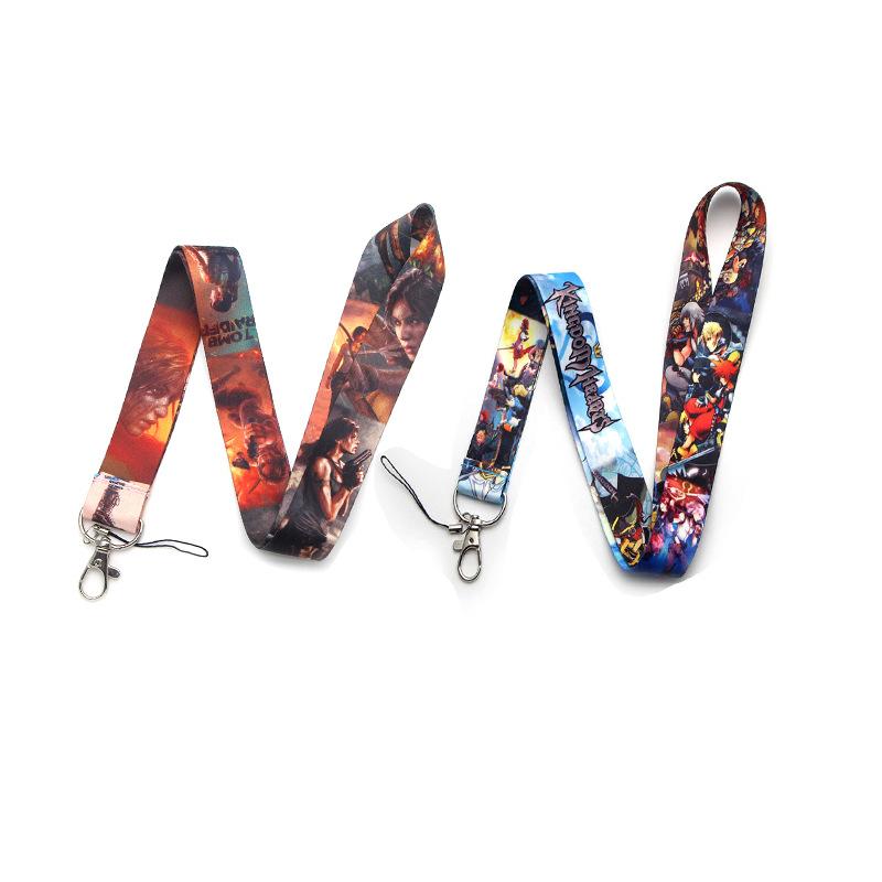 

Cell Phone Straps & Charms Kingdom Hearts Neck Strap Key ID Card Holder Lanyard DIY Hang Rope Lanyards