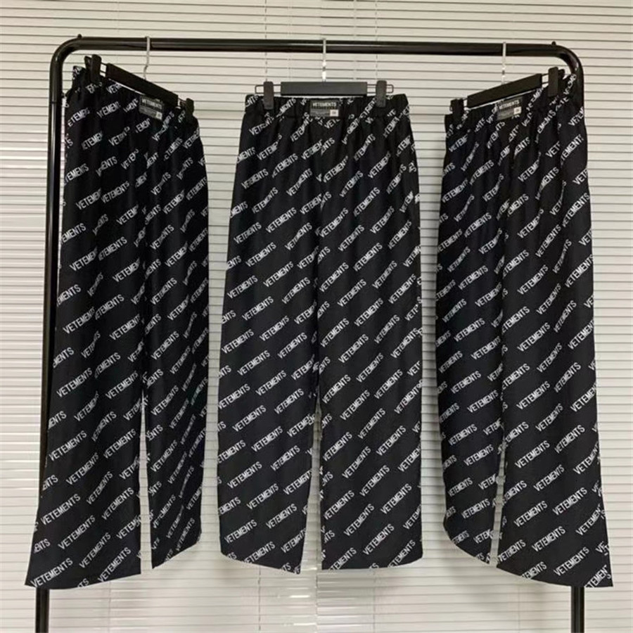 

2021 New Full Women Men High Quality Vetements Straight Pants Fabric Vtm Trousers Sweatpants Rfb4