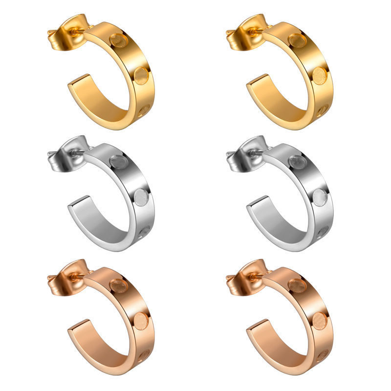 

Designer Charm party Jewelry Iced Out Earring Bling Women Diamond Stud Earings Gold Silver Earing Gift, Golden