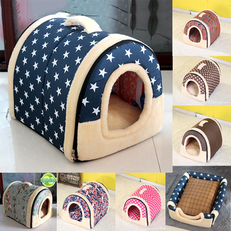 

Pet Dog Keep Warm House Nest With Mat Fodabe Removabe Cover Pet Dog Cat Bed House For Sma Medium Dogs DB701