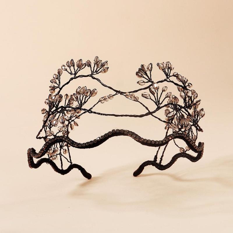 

Hair Clips & Barrettes OKILY Beautiful Crystal Wedding Accessories For Girl Female Ethnic Tiaras And Crown Headband Women Party Head Ornamen