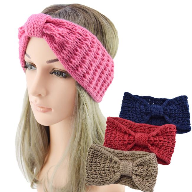 

Wheat ears Bow Hairband hijab scarf warm Acrylic shawl ladies foulard femme headband hair scarf bufanda mujer shawl