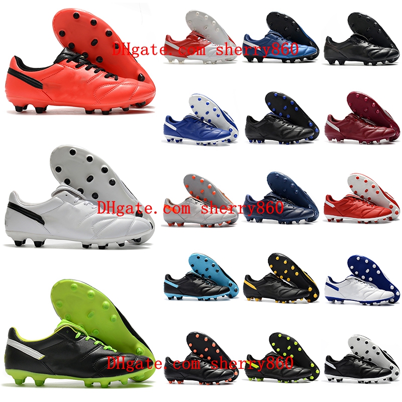 

2021 soccer shoes Premier 2.0 FG cleats mens leather football boots carpe da calcio, As picture 3