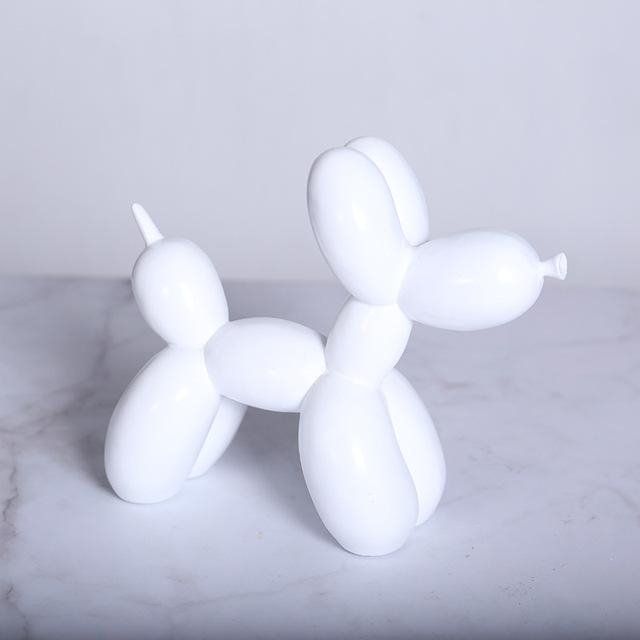 

Party Favor Balloon Dog Sculpture Art Statue Mini Collectible Figure Home Decoration Resin Figurine Desk Accessories Room Decor