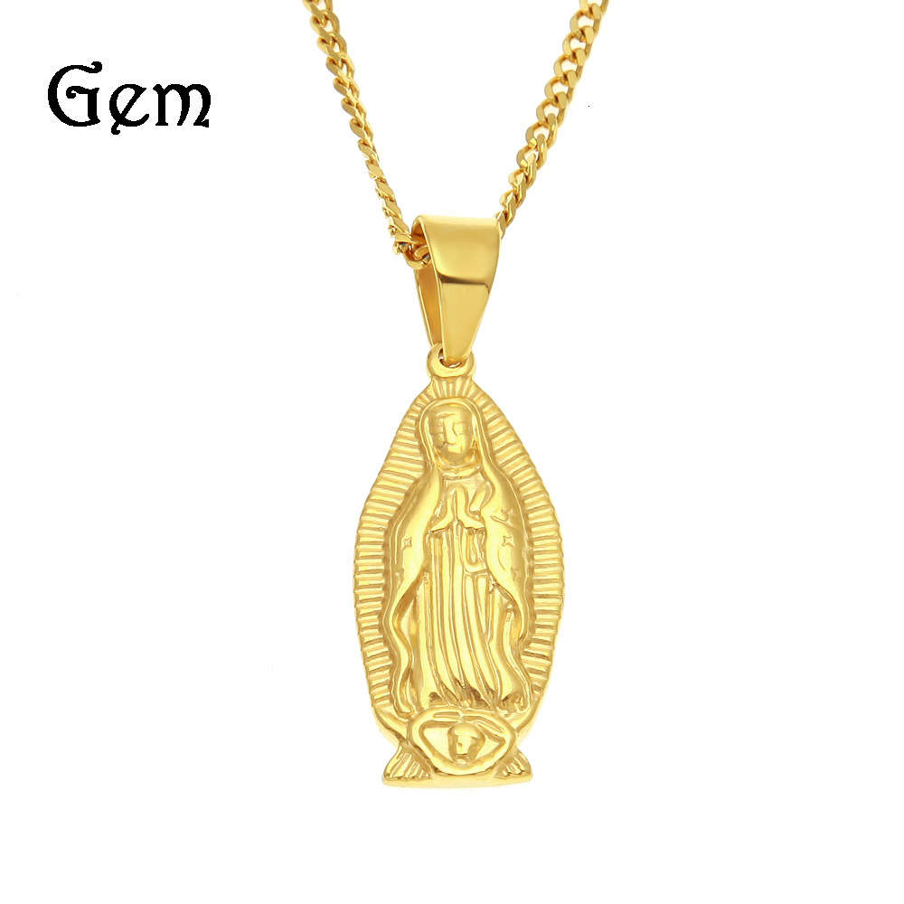 

New hip hop men's jewelry color preserving electroplating stainless steel 5cm * 1.8cm virgin Pendant