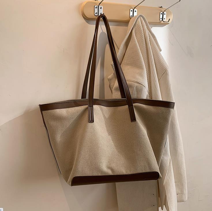 

2021 Casual Rattan Women Handbags Designer Wicker Woven Shoulder Bags Summer Beach Canvas Bag Large Capacity Totes Lady Buckets Purses, Black