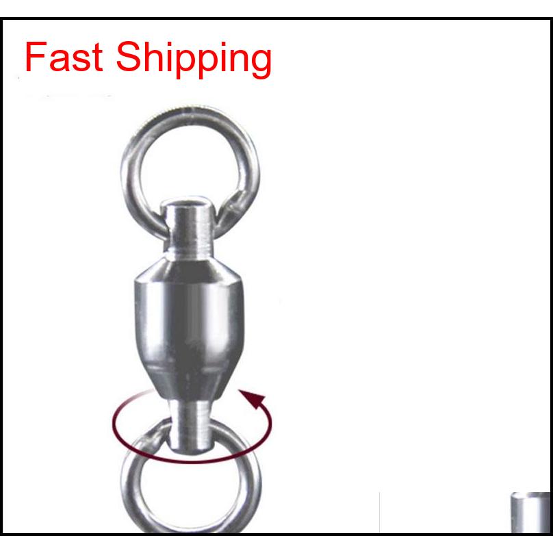 

Single Melt Ring Swivel High Speed Fishing Ball Bearing Metal Stainless Steel Fishings Tackle New Arri BXw abc2007