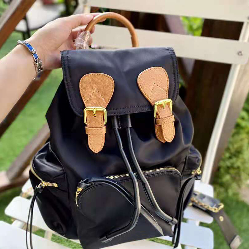 

Pink sugao backpack women back pack shoulder nylon boy and girl school book bag bhomme high quality luxury designer handbags, Red