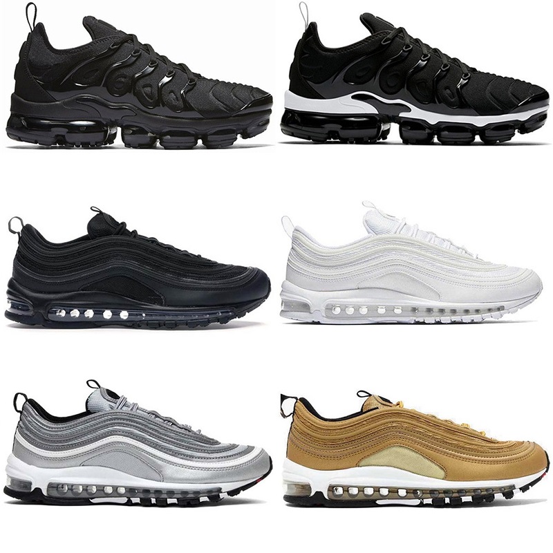 

Outdoor Shoes Running Jogging Walking Shoe Airs Maxs Tn Plus Utility Designers Sneakers Classic OG Triple Black White Grey Gold Vamax AM Mens Womens Trainers, 12