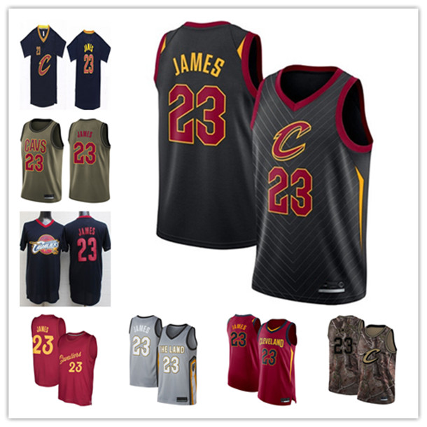 

Custom Mens women youth clevelandCavaliers23 LeBronJames white red black Throwback City Basketball jersey
