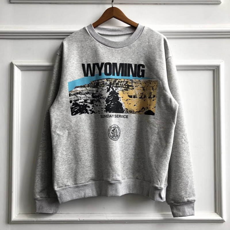 

2021 Kanyan West Swiatchers Men' and Women' New Winter Hip Hop Shirt T791, Gray.