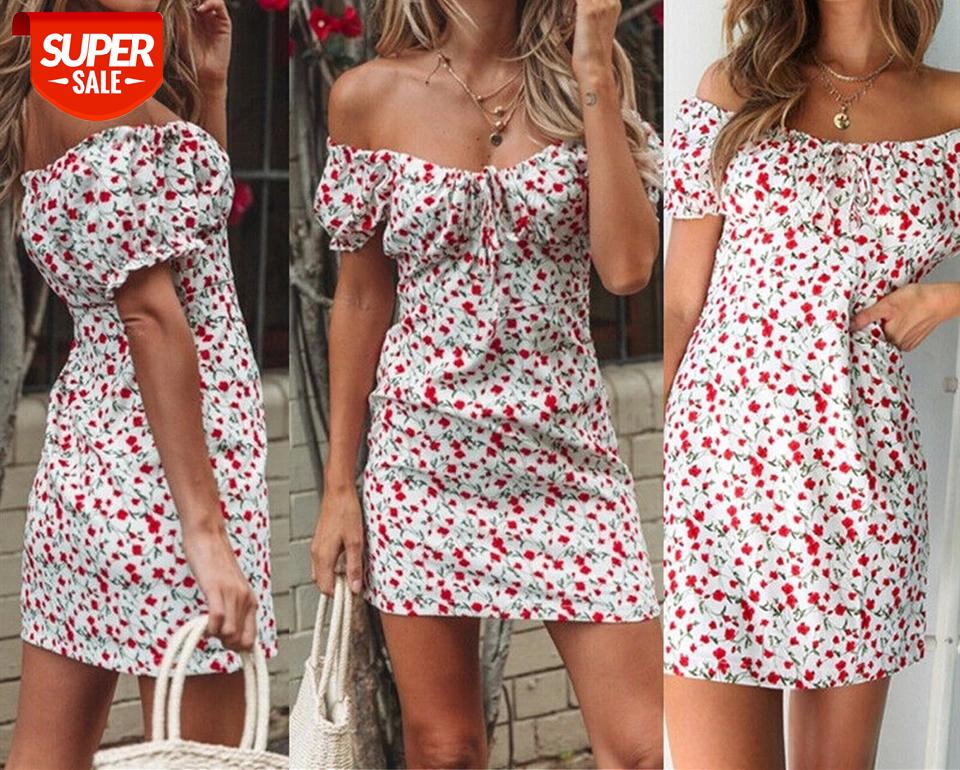 

Hirigin Summer New Ladies Women Boho Casual Floral Mini Party Night Cocktail Beach Dress Sundress 2019 #RL7d, Black;gray