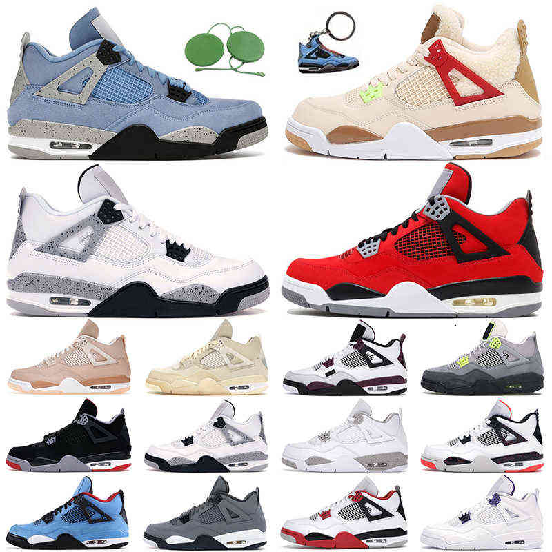

Cheaper Basketball Shoes 4s Jumpman 4 White Oreo TRAVISS Scotts Black Cat University Blue Wild Things Mens Womens Outdoor Trainers Sneakers, 4s tour yellow
