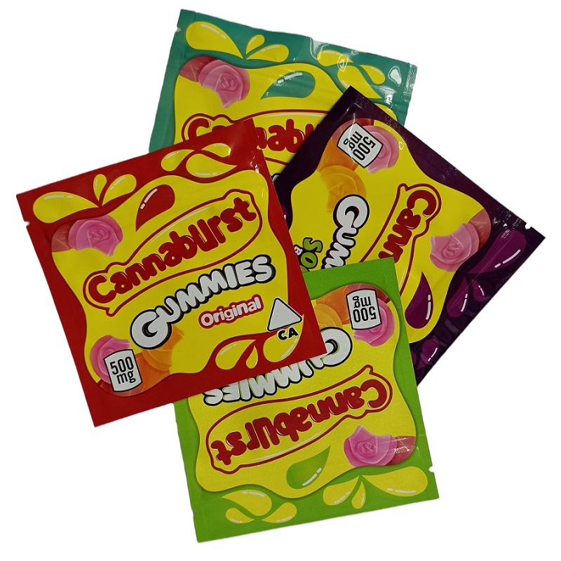 

Cannaburst Pouch Gummy Storage Packing Bags Edibles Gummies Food Packaging Bag Mylar Package Proof Smell Dry Flower