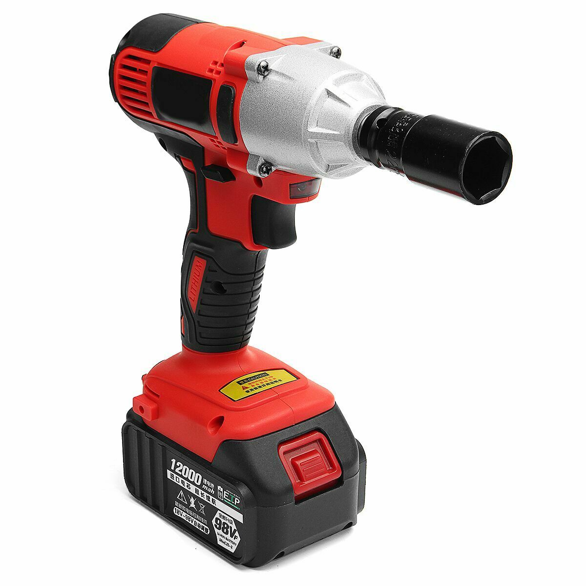 

NEW AC 100-240V 12000mah Electric Wrench Lithium-Ion Cordless Impact Wrench