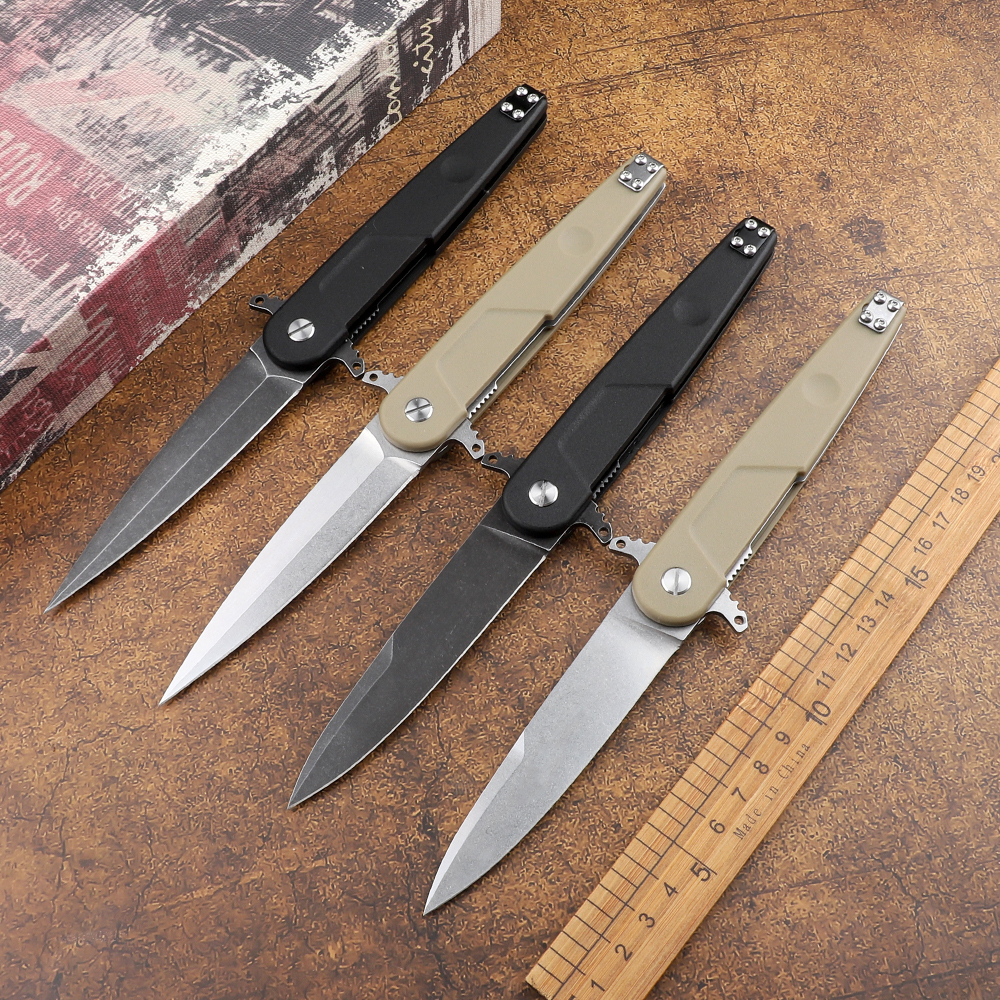 

Pocket N690 Steel Blade Nylon Fiber Handle Fruit Folding Knife Sharp Outdoor Camping Tactical Hunting Multifunctional EDC Tool