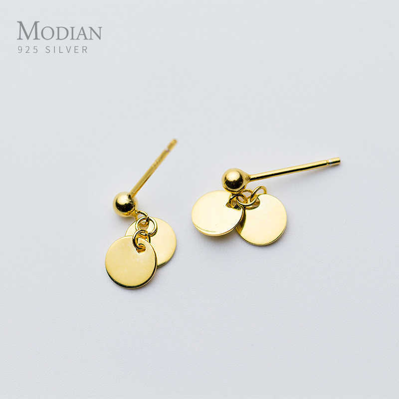 

Sale Tiny Simple Round Design Stud Earrings for Women 925 Sterling Silver Fashion Party Wedding Jewelry 210707