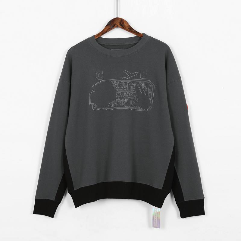 

2021 New 20ss C. e Japan High Quality Cotton Sweatshirts Streetwear Hip Hop Kanye West Cav Empt Hoodie Oypc, Black7