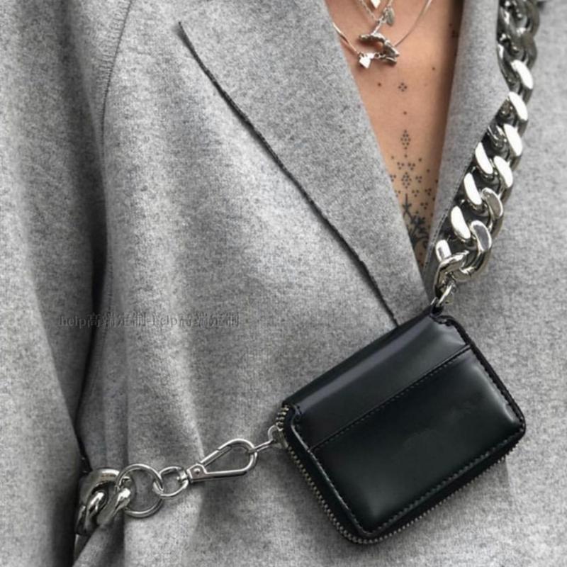 

Thick Chain Mini Women Crossbody Bag Designer Small Black Bag Brands Pu Leather Coin Bags Shoulder Bags for Women 2021 Mini