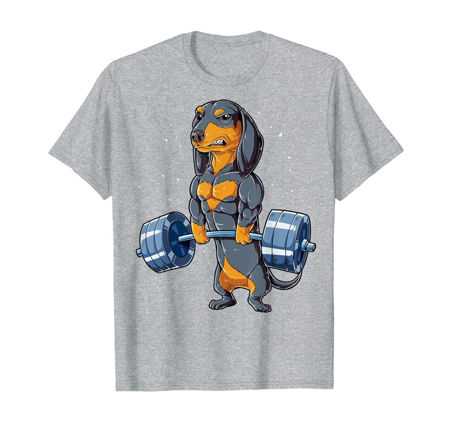 

Dachshund Weightlifting Funny Deadlift Men Fitness Gym Gifts T-Shirt, Mainly pictures