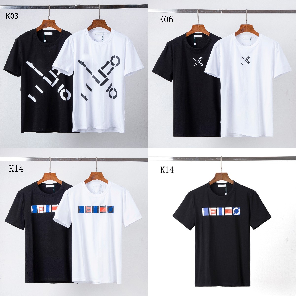 

Men's T-Shirts pure cotton fashion designer men's and women's new slim breathable T-shirt brand casual top Asian size, Asian size/ 2