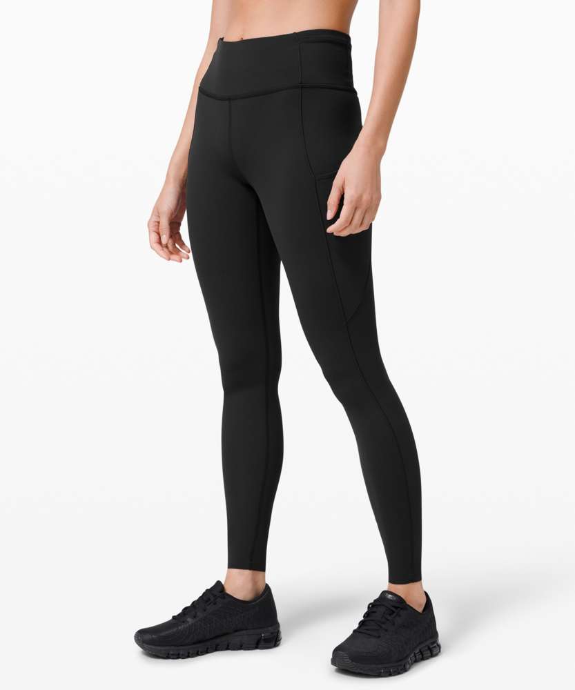 

band label fast and free women's sports high waist tights leggings Multi Pocket night running cycling, Lotus root powder multi pocket trousers