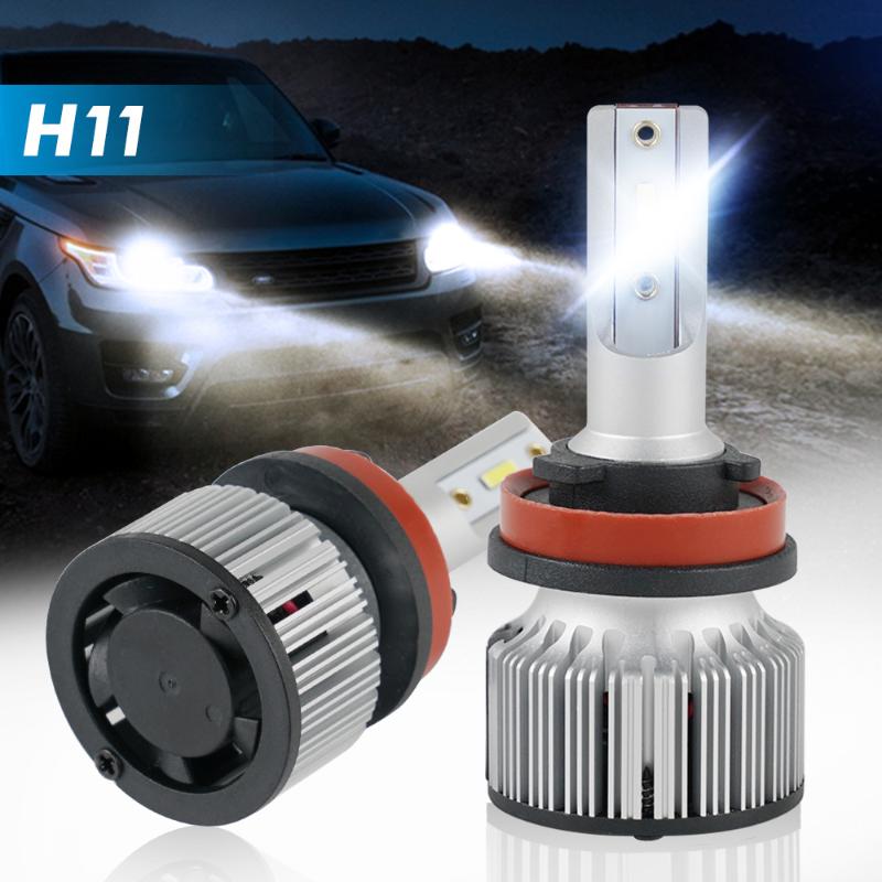 

Car Headlights H11 LED Headlight Bulbs 10000LM 6000K Auto Headlamp Fog Light Bulb For E83 X3 2004-2010 E53 E70 X5 2002-2012
