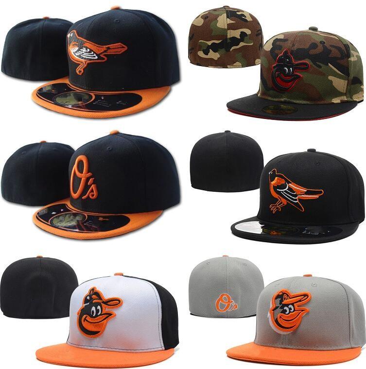 

NEW Men's Fashion Hip Hop Classic Black Color Flat Peak Full Size Closed Caps Baseball Sports All Team Fitted Hats In Size 7- Size 8 Mix Order OK