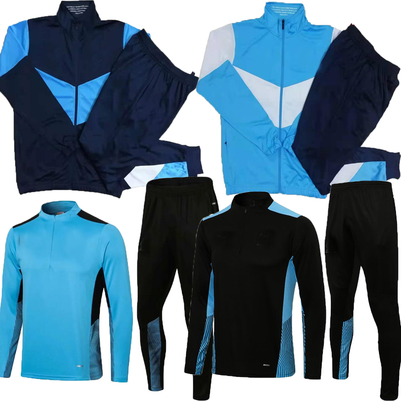 

21 22 Marseille home set 2021 2022 Olympique De OM maillot foot blue with hood CUISANCE THAUVIN BENEDETTO KAMARA PAYET Jacket training suit, Black;yellow