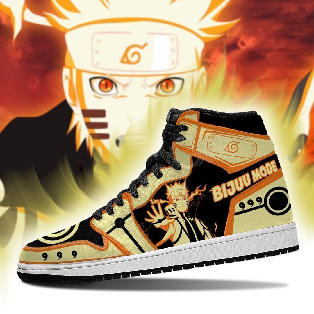 

DIY Anime Fan Sneakers nine tails chakra mode Mens Womens Basketball Shoes Jumpman 1 Model Custom Trainers Casual shoe