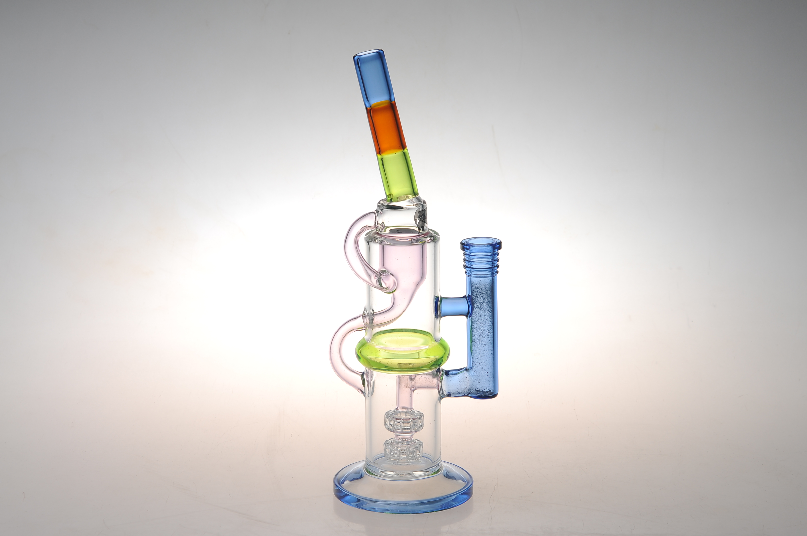 

New 420 collection,Zoda-2021 Glass bongs,High quality large-scale works, double-layer tire filter, 100 filtering water holes,Free shipping