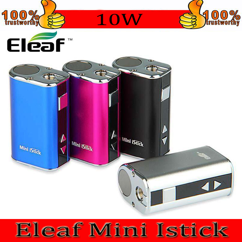 

Eleaf Mini iStick Kit 1050mah Built-in Battery 10w Max Output Variable Voltage Mod 4 Colors With USB Cable eGo Connector Fast DHL Shipping