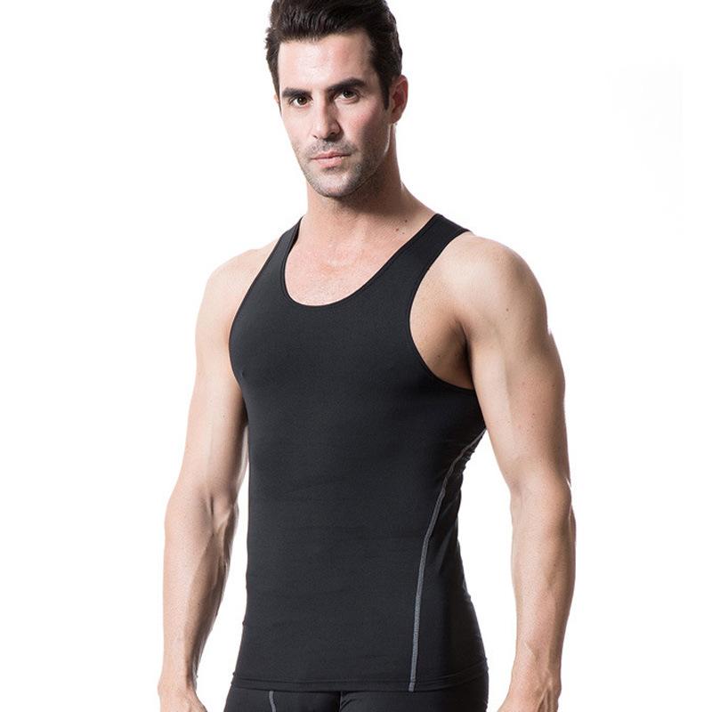 

Men' Tank Tops C1157 Brand Operating High Quality Sports Vest Sleeveless Outdoor Top Size M-XXXL VestQS473, White;black
