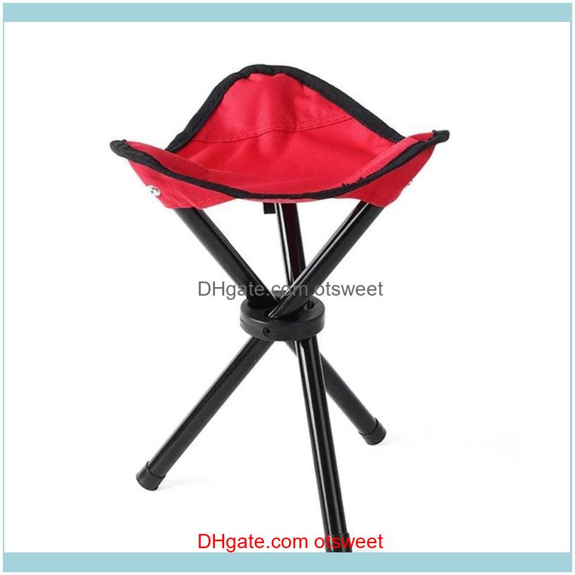

Fishing Sports & Outdoorsfishing Tripod Folding Chair Stool Outdoor Camping Fold Foldable Portable Mate Ultralight 3 Colors Aessories Drop D