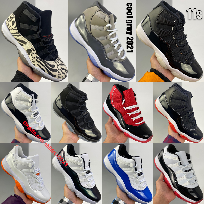 

Classic 11 High Low Basketball Shoes For Men Women 11s Designer Trainers Cool Grey 2021 Animal Instinct Concord 45 Legend Blue Citrus Outdoor Sneakers Size 36-47, #06 metallic silver