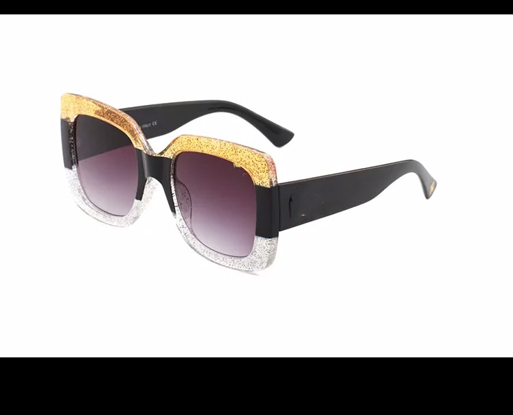 

1pcs Fashion Sunglasses Eyewear Sun Glasses Designer Mens Womens Brown Cases Black Metal Frame Dark 50mm Lenses For 889663