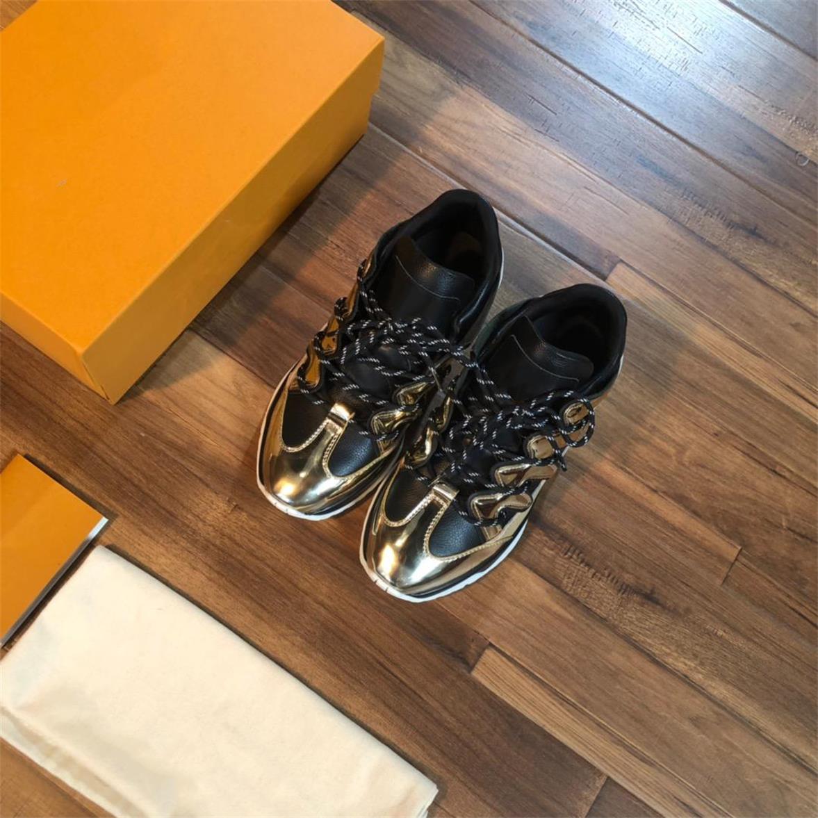 

2021 new style men's flat shoes fashion trend graffiti leather shoes lightweight comfortable breathable casual shoes size 38-45A, Black