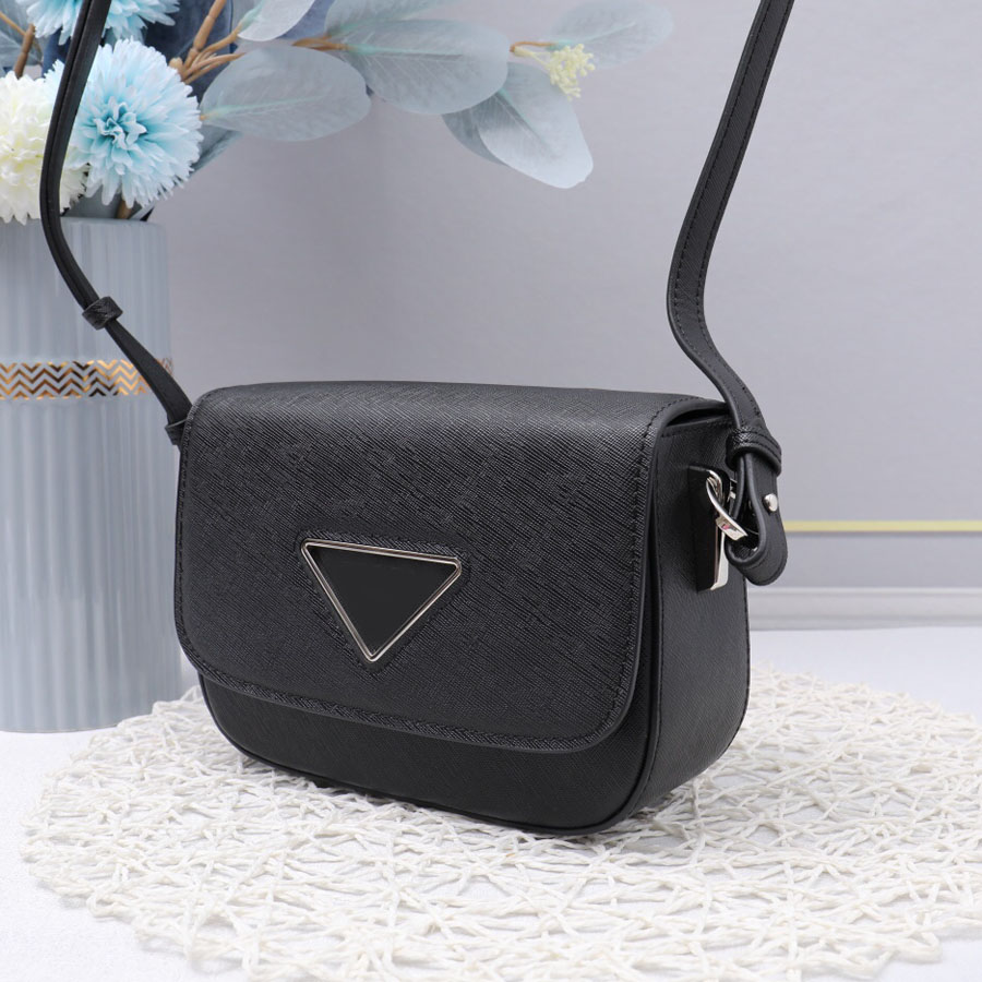 

Fashion Women Shoulder Bag Designer Handbags Luxury Leather Crossbody Bags Female Small Flap Lady Purses, Black