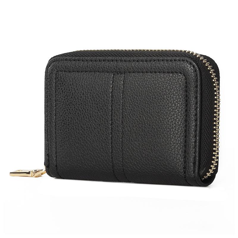

Card Holders Men's Wallets Genuine Leather Small Purse For Men 2022 Female Coin Business Fashion Luxury Solid Murse Wallet, Black