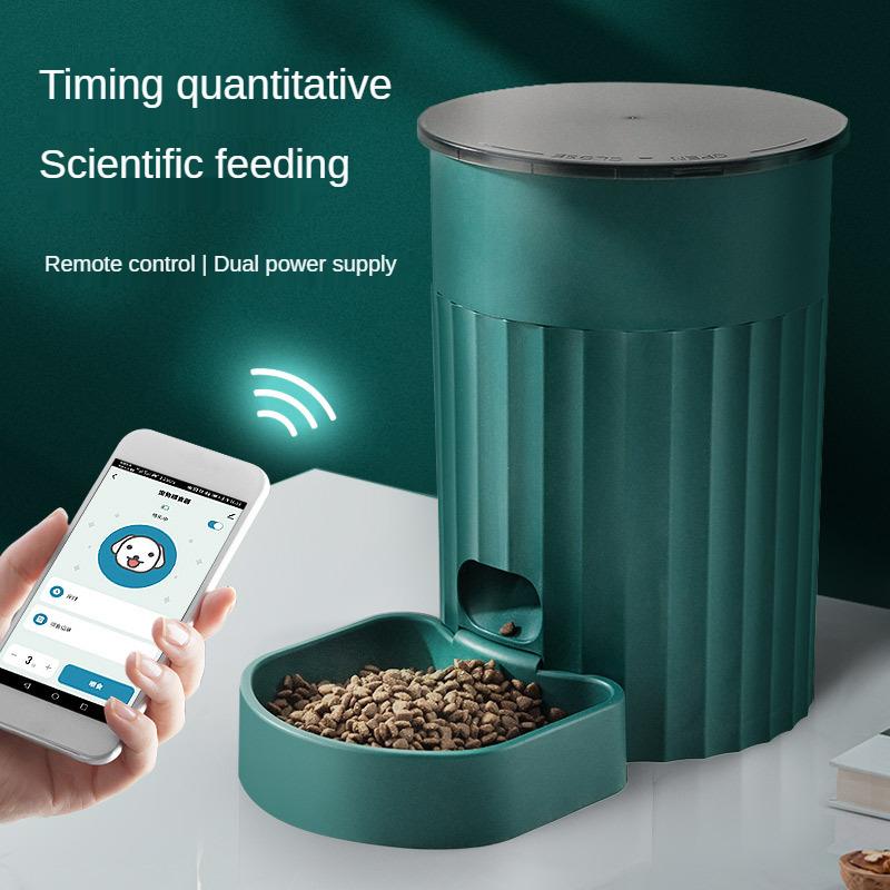 

Cat Bowls & Feeders Intelligent Pet Feeder Timing Automatic Ration Feeding Machine Food Dog Self Feed Supplies Drop