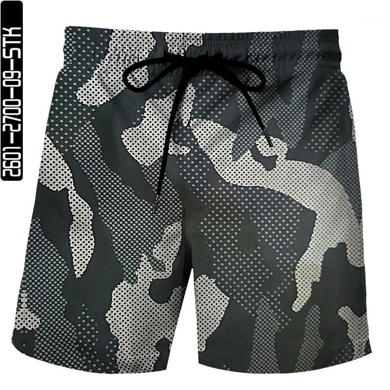 

Men' Shorts Summer 3D Digital Printing Men/women Beach Pants Casual Drawstring Running Sweatpants Hip Hop Street, Beige