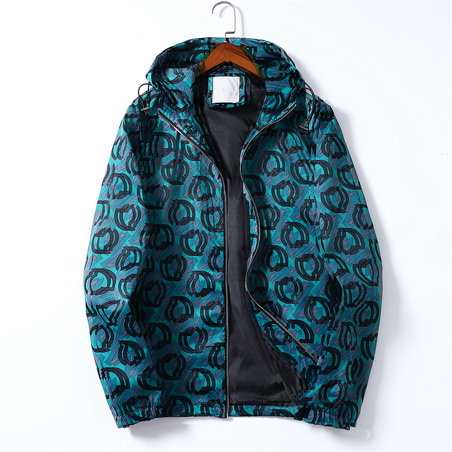 

Fashion men's jacket autumn and winter High quality Top couple casual hoodie zipper wind breaker Sport letter print trench coat 2 colors, 10