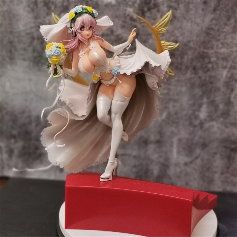 

Super Sonico Paisura Bikini Sexy girls Anime PVC Action Figures toys Anime figure Toys For Kids children Christmas Gifts 27CM T200321, No box