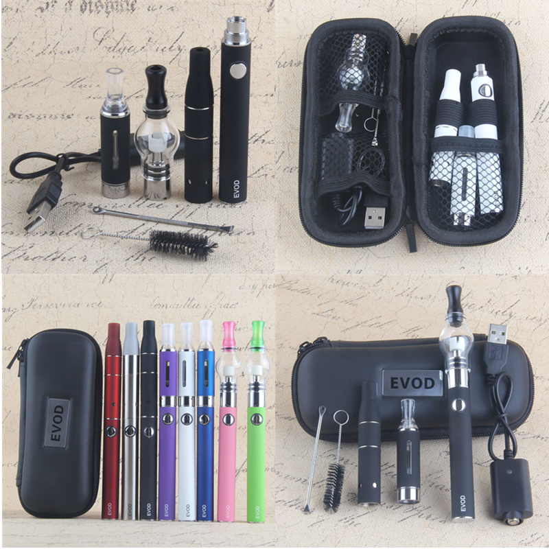 

MOQ 1Pcs 3 in 1 Kits Dry Herb Vapor Glass Globe Vaporizer Evod MT3 Starter Kit E-cigarette 510 Thread Battery Vape Pen, Multi