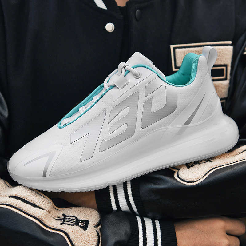 

2021 Summer Breathable Running Shoes Men's -length Air Cushion Shock-absorbing Messi 730 Coconut Sneakers Tide, White color