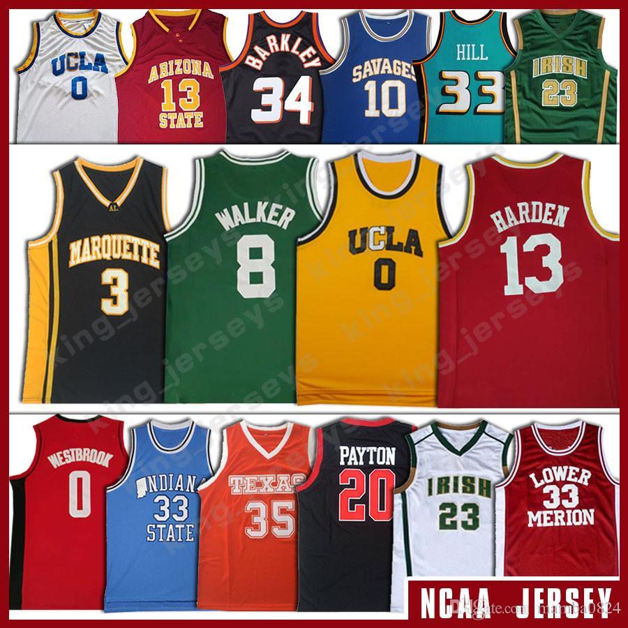 

NCAA Westbrook 13 James Devils Jersey harden 8 Kemba 0 Jayson Walker Tatum 0 Russell UCLA Olajuwon Hakeem Basketball Jerseys, Men