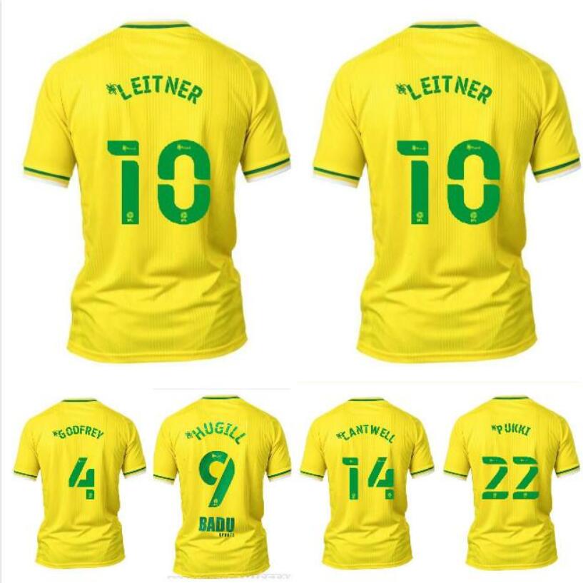 

2021 Norwich Soccer JerseyS City HUGILL ROBERTS HERNANDEZ PUKKI Football BUENDIA STIEPERMANN MCLEAN Skipp Shirt, Men